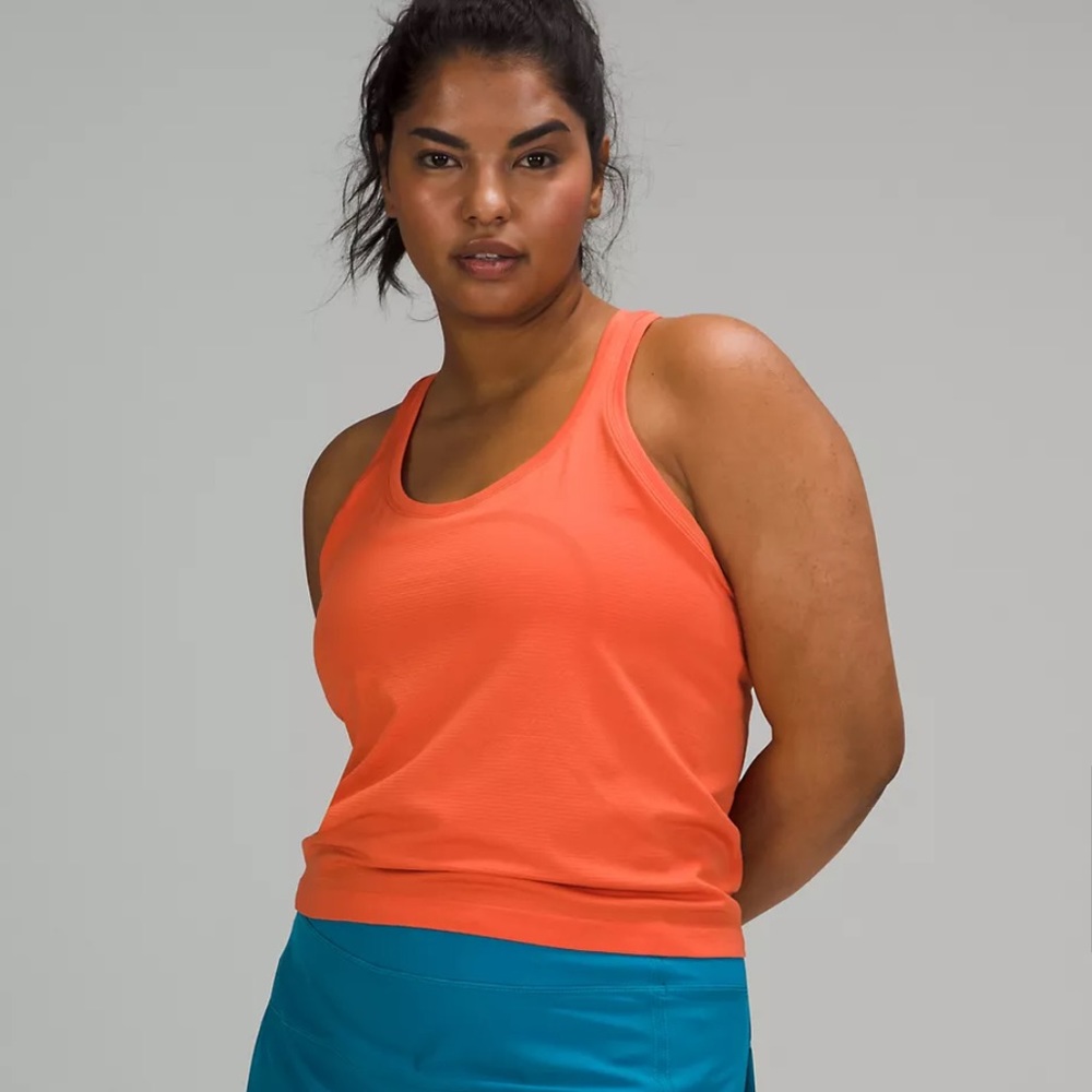 Lululemon Swiftly Tech Racerback Tank 2.0 Race Size 6 Warm Coral